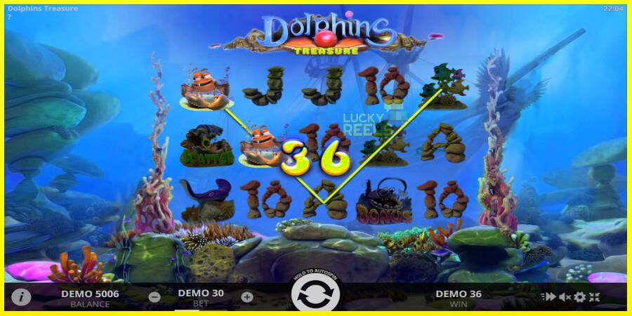 Dolphins Treasure מכונת משחק לכסף, תְמוּנָה 2