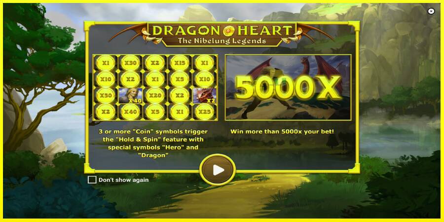 Dragon Heart מכונת משחק לכסף, תְמוּנָה 1