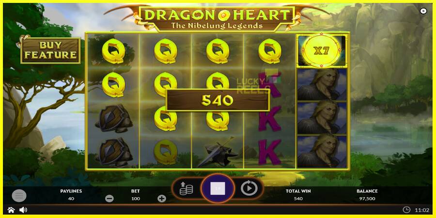 Dragon Heart מכונת משחק לכסף, תְמוּנָה 3