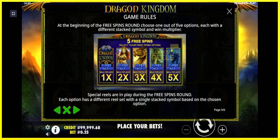 Dragon Kingdom מכונת משחק לכסף, תְמוּנָה 6