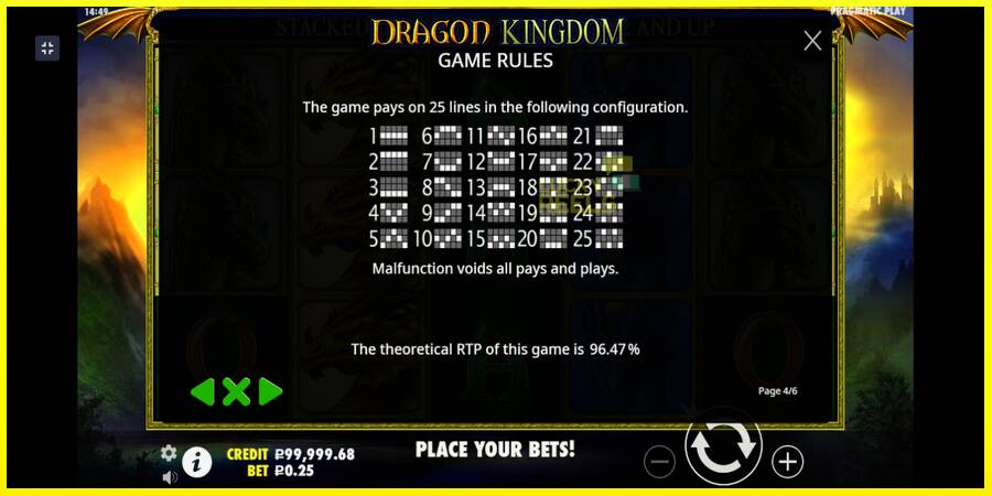 Dragon Kingdom מכונת משחק לכסף, תְמוּנָה 7