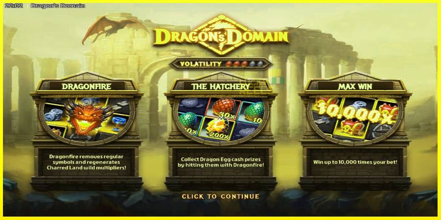 Dragons Domain מכונת משחק לכסף, תְמוּנָה 1