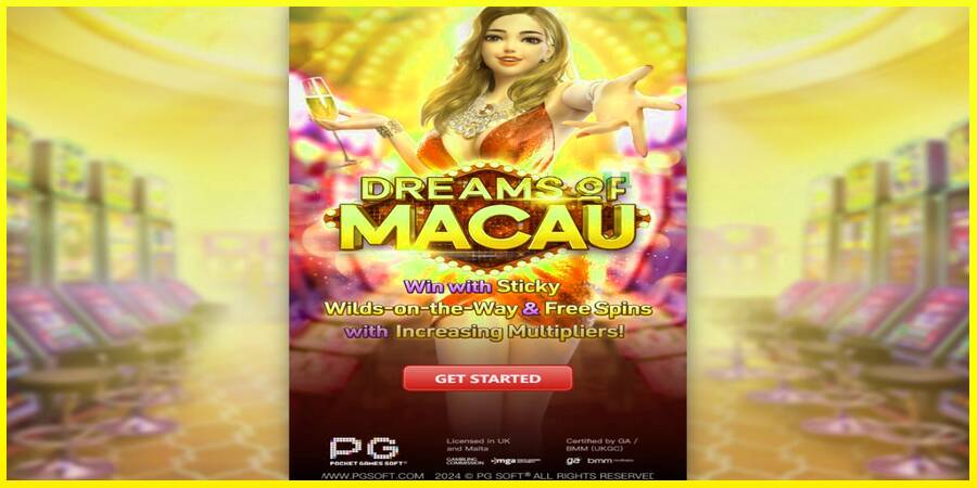 Dreams of Macau מכונת משחק לכסף, תְמוּנָה 1