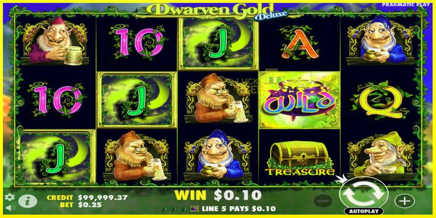 Dwarven Gold Deluxe מכונת משחק לכסף, תְמוּנָה 3