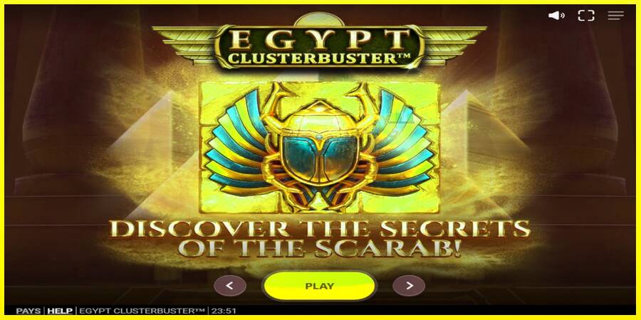 Egypt Clusterbuster מכונת משחק לכסף, תְמוּנָה 1