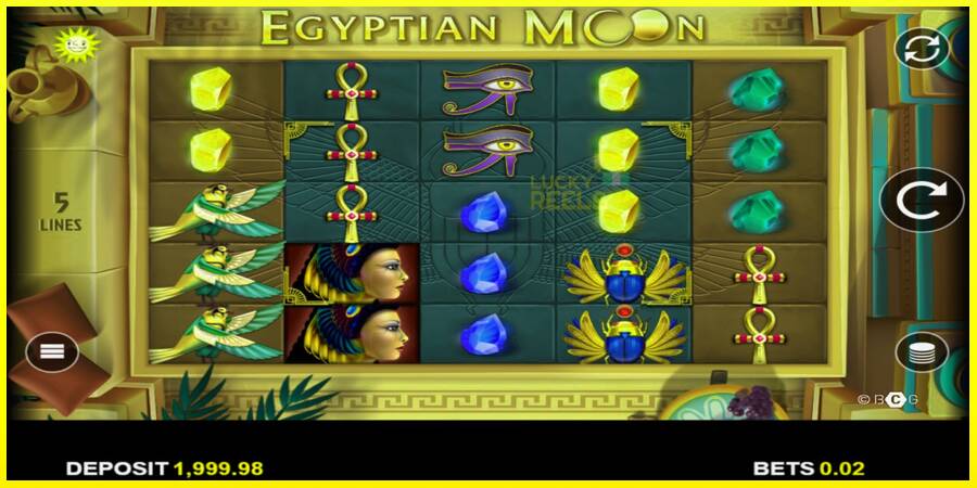 Egyptian Moon מכונת משחק לכסף, תְמוּנָה 2