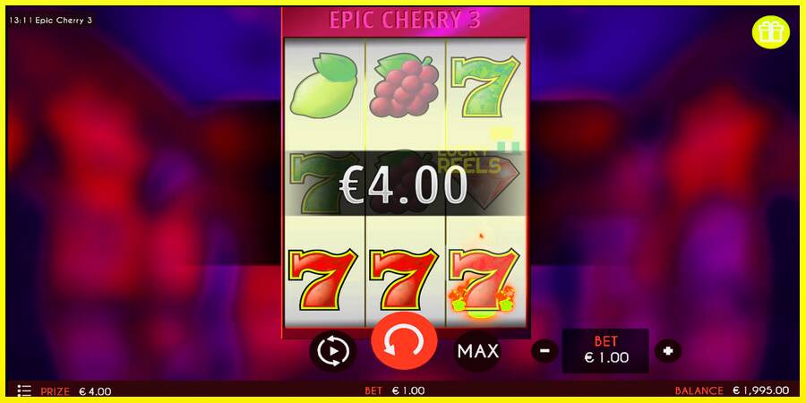 Epic Cherry 3 מכונת משחק לכסף, תְמוּנָה 2