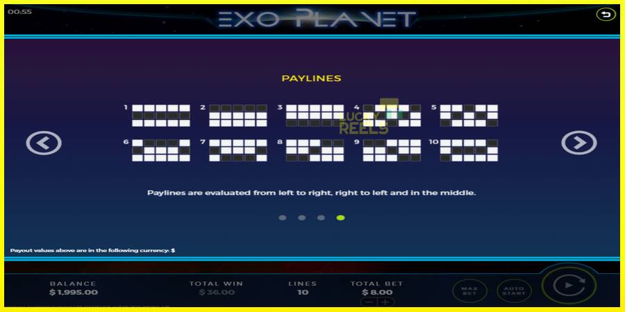 Exo Planet מכונת משחק לכסף, תְמוּנָה 6