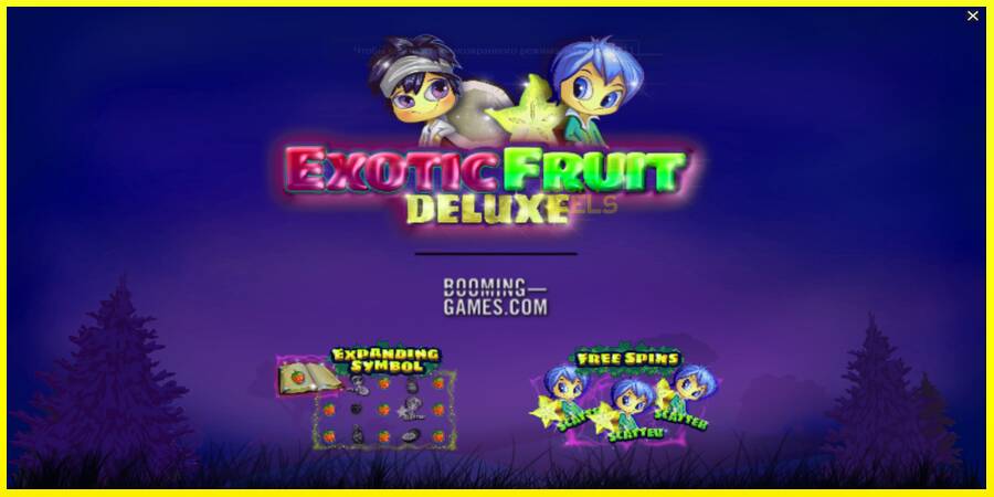 Exotic Fruit Deluxe מכונת משחק לכסף, תְמוּנָה 1