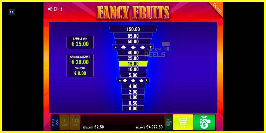 Fancy Fruits מכונת משחק לכסף, תְמוּנָה 5