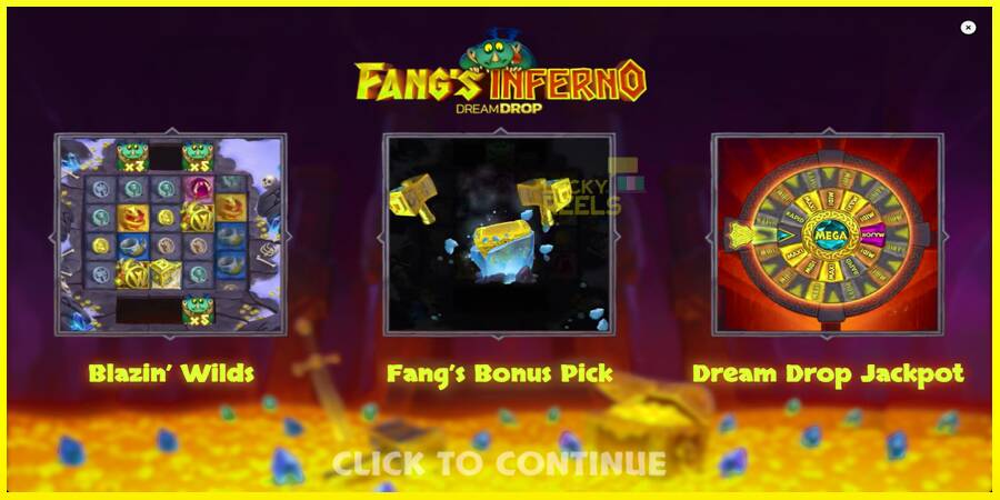 Fangs Inferno Dream Drop מכונת משחק לכסף, תְמוּנָה 1