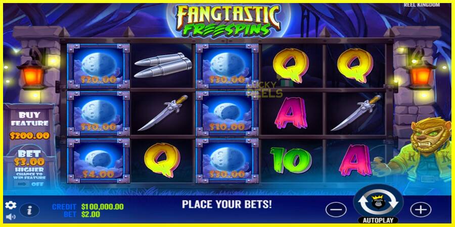 Fangtastic Freespins מכונת משחק לכסף, תְמוּנָה 2