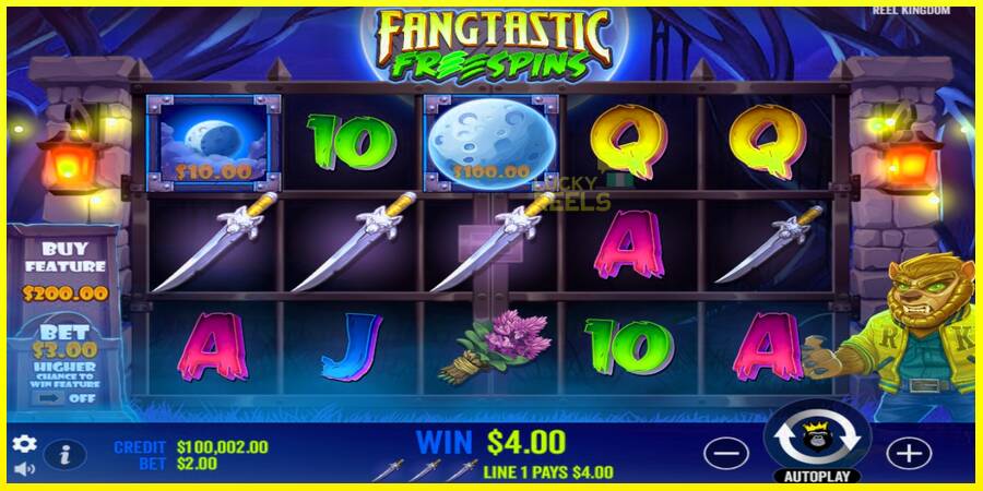 Fangtastic Freespins מכונת משחק לכסף, תְמוּנָה 3