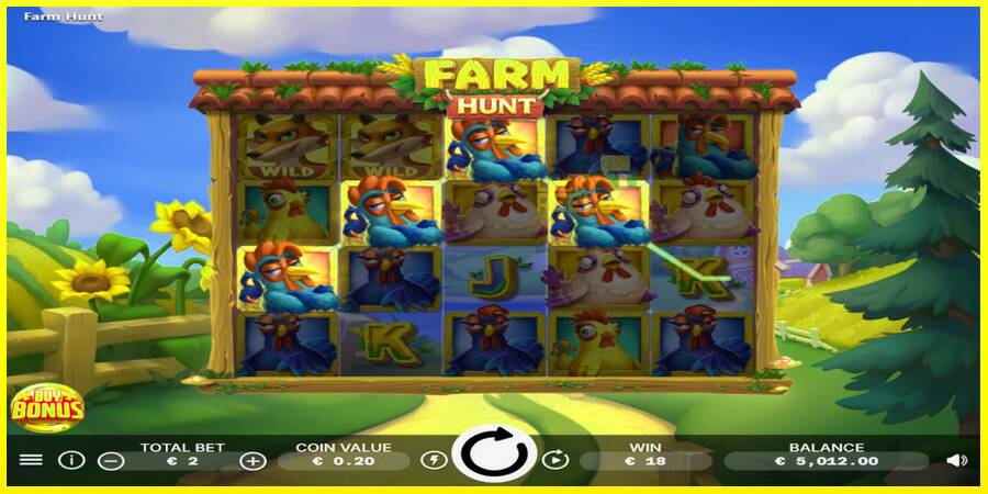 Farm Hunt מכונת משחק לכסף, תְמוּנָה 3