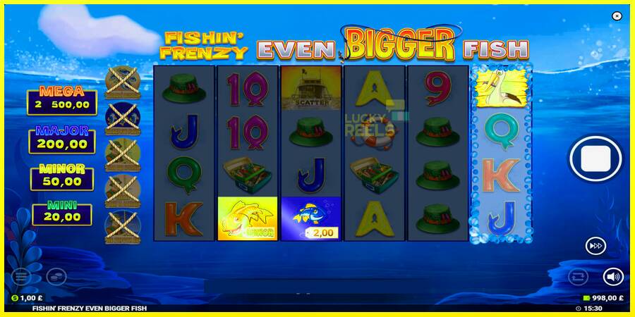 Fishin Frenzy Even Bigger Fish מכונת משחק לכסף, תְמוּנָה 2