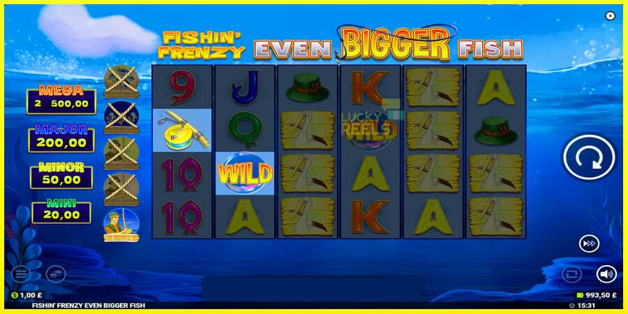 Fishin Frenzy Even Bigger Fish מכונת משחק לכסף, תְמוּנָה 4