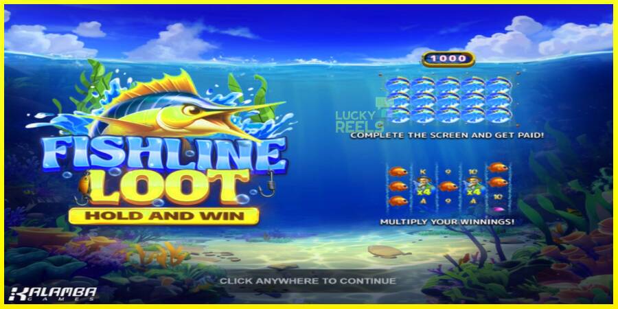 Fishline Loot Hold and Win מכונת משחק לכסף, תְמוּנָה 1