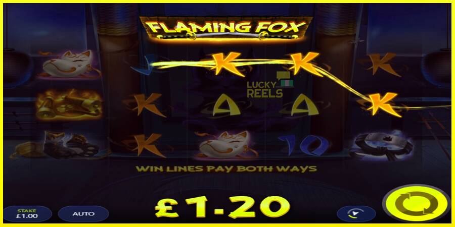 Flaming Fox מכונת משחק לכסף, תְמוּנָה 3