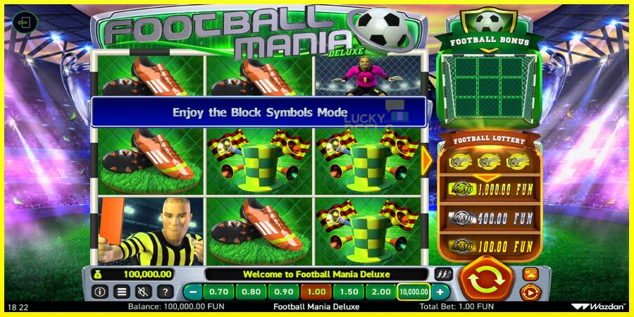 Football Mania Deluxe מכונת משחק לכסף, תְמוּנָה 2