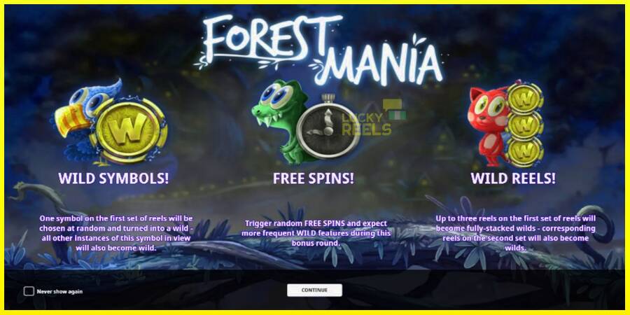 Forest Mania מכונת משחק לכסף, תְמוּנָה 1