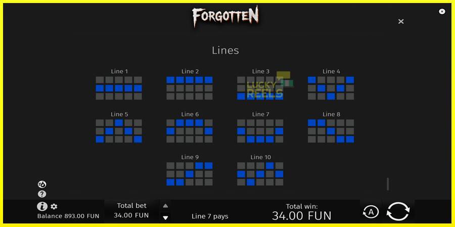 Forgotten מכונת משחק לכסף, תְמוּנָה 7