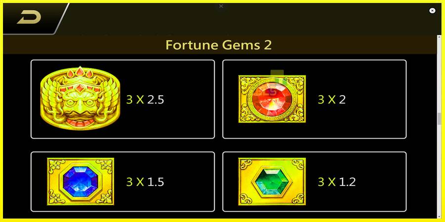 Fortune Gems 2 מכונת משחק לכסף, תְמוּנָה 6