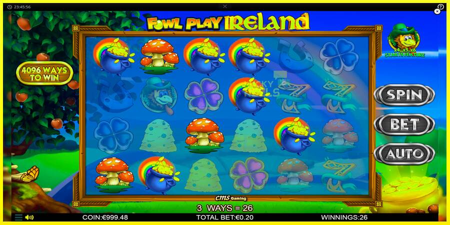 Fowl Play Ireland מכונת משחק לכסף, תְמוּנָה 3