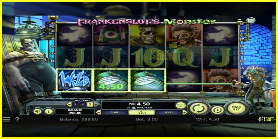 Frankenslots Monster מכונת משחק לכסף, תְמוּנָה 3