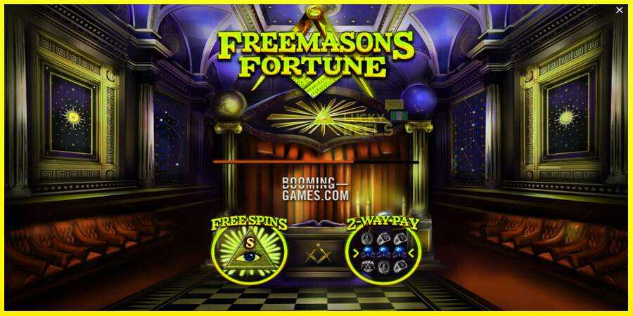 Freemasons Fortune מכונת משחק לכסף, תְמוּנָה 1