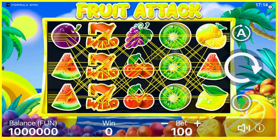 Fruit Attack מכונת משחק לכסף, תְמוּנָה 1