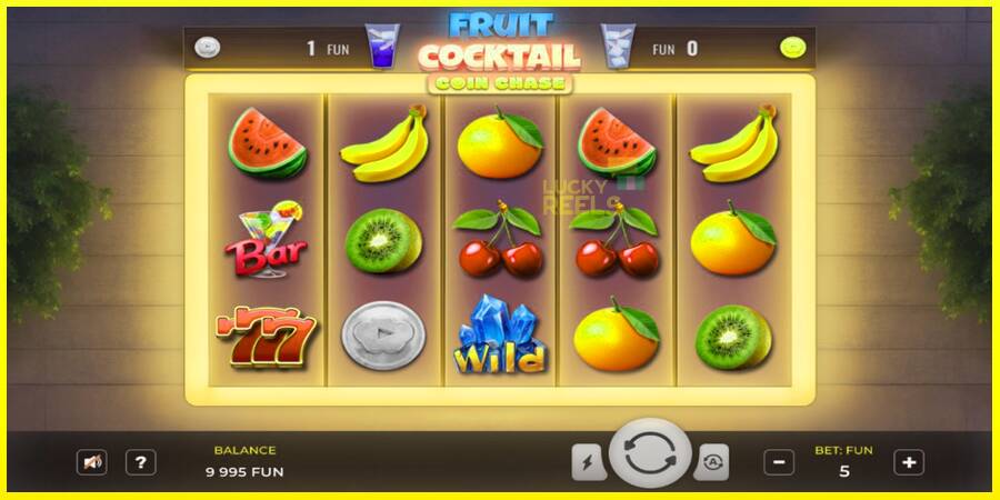 Fruit Cocktail Coin Chase מכונת משחק לכסף, תְמוּנָה 1