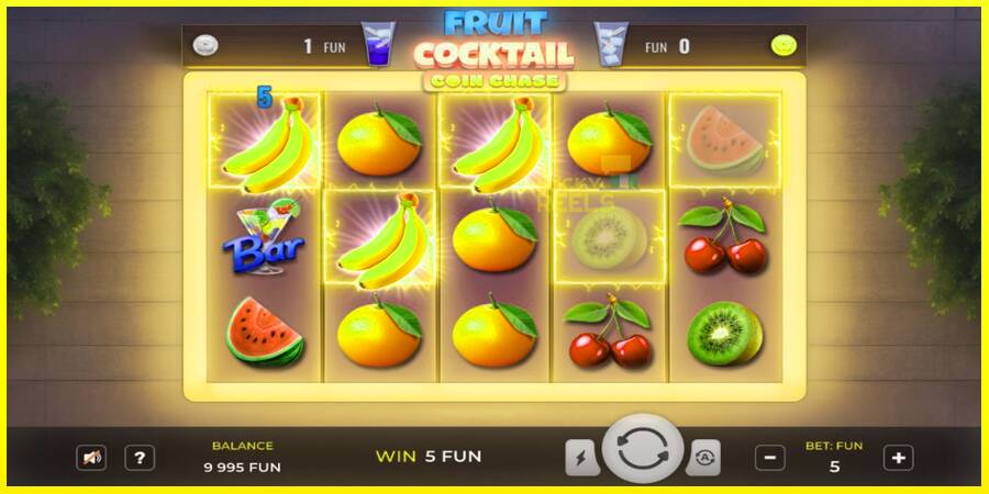 Fruit Cocktail Coin Chase מכונת משחק לכסף, תְמוּנָה 2