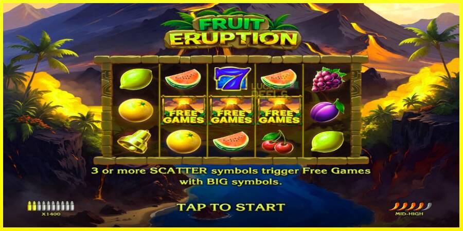 Fruit Eruption מכונת משחק לכסף, תְמוּנָה 1