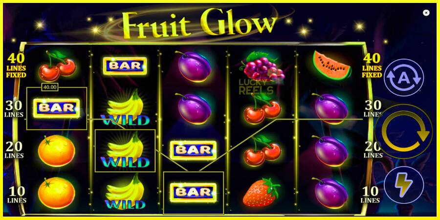 Fruit Glow מכונת משחק לכסף, תְמוּנָה 3