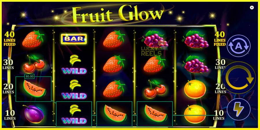 Fruit Glow מכונת משחק לכסף, תְמוּנָה 5