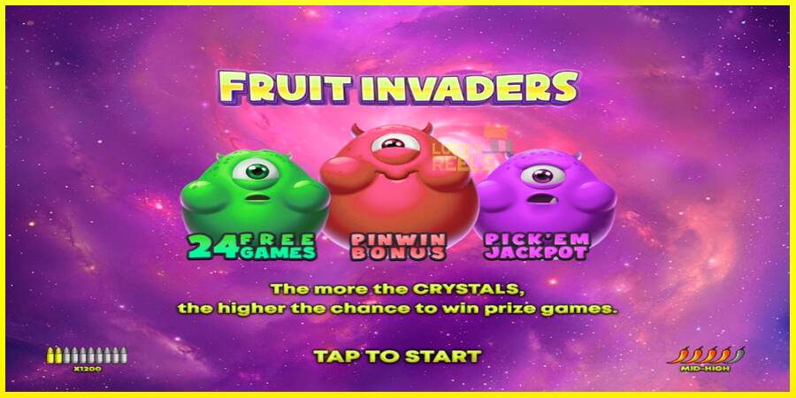 Fruit Invaders מכונת משחק לכסף, תְמוּנָה 1