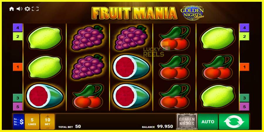 Fruit Mania Golden Nights מכונת משחק לכסף, תְמוּנָה 1