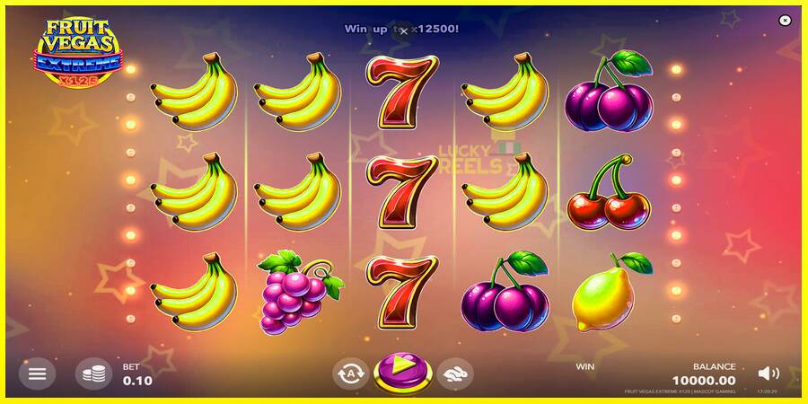 Fruit Vegas Extreme x125 מכונת משחק לכסף, תְמוּנָה 1