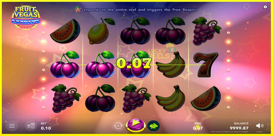 Fruit Vegas Extreme x125 מכונת משחק לכסף, תְמוּנָה 2