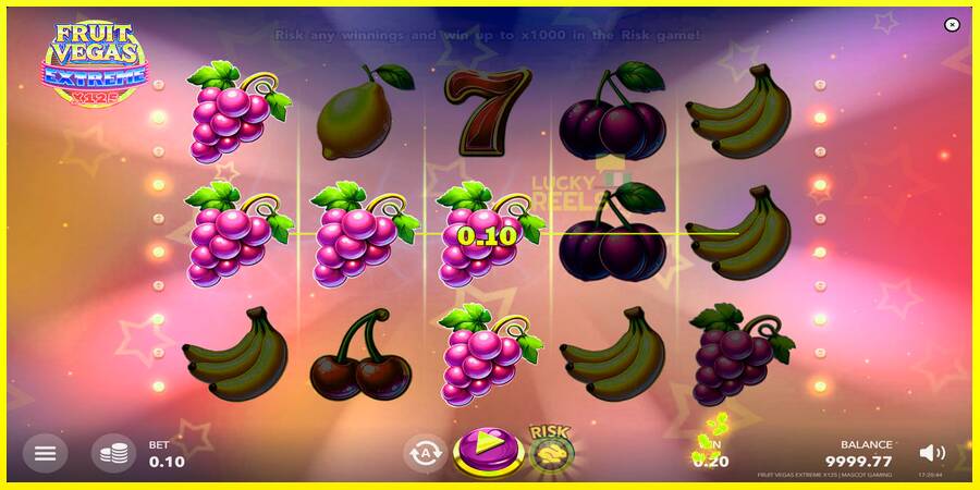 Fruit Vegas Extreme x125 מכונת משחק לכסף, תְמוּנָה 3