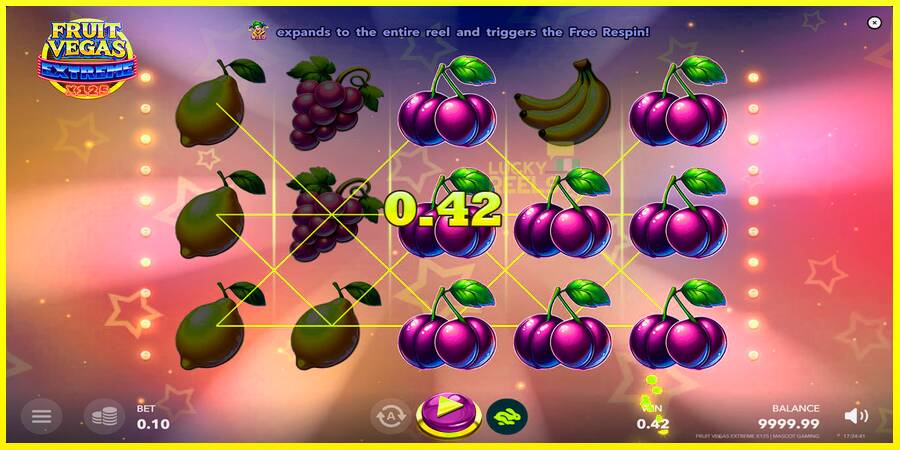 Fruit Vegas Extreme x125 מכונת משחק לכסף, תְמוּנָה 4