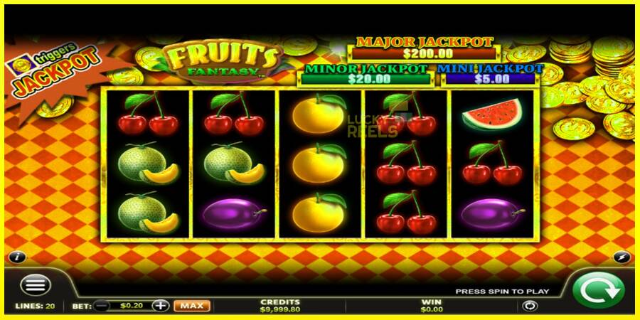 Fruits Fantasy מכונת משחק לכסף, תְמוּנָה 2