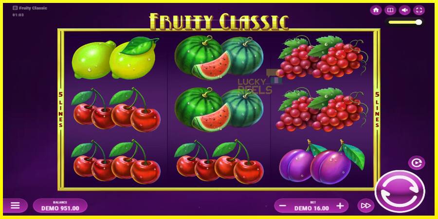 Fruity Classic מכונת משחק לכסף, תְמוּנָה 1