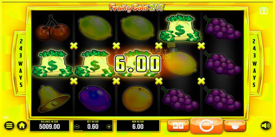 Fruity Gold 243 מכונת משחק לכסף, תְמוּנָה 4