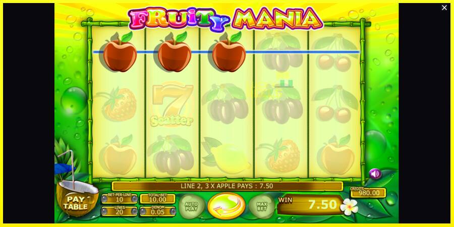 Fruity Mania מכונת משחק לכסף, תְמוּנָה 2