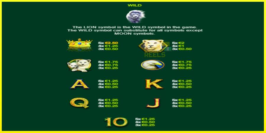 Full Moon: White King PowerPlay Jackpot מכונת משחק לכסף, תְמוּנָה 6