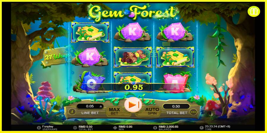 Gem Forest מכונת משחק לכסף, תְמוּנָה 3