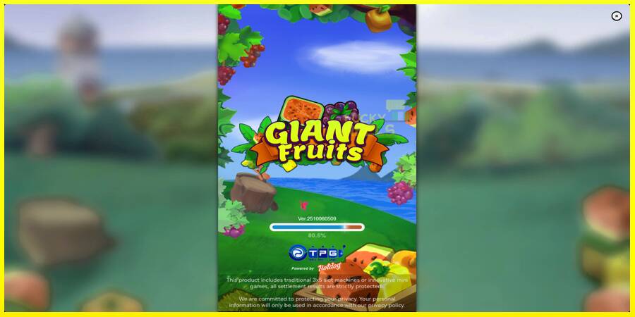 Giant Fruits מכונת משחק לכסף, תְמוּנָה 1