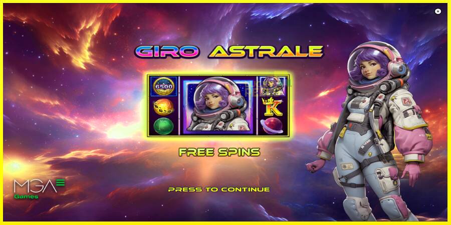 Giro Astrale מכונת משחק לכסף, תְמוּנָה 1