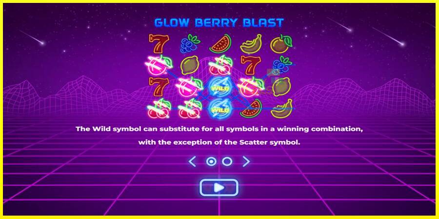 Glow Berry Blast מכונת משחק לכסף, תְמוּנָה 1